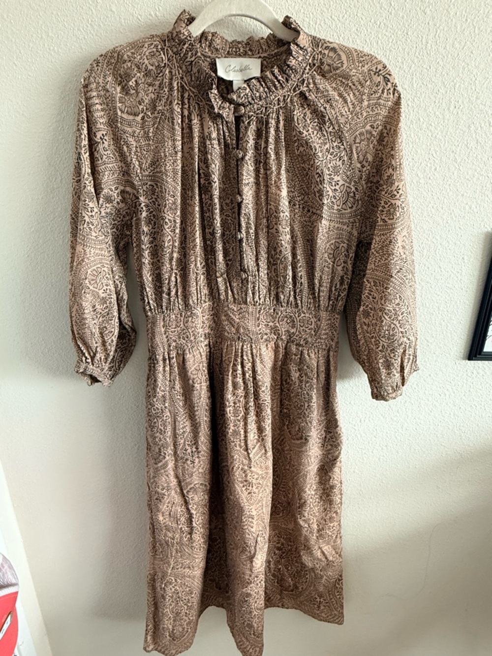 Cleobella Fern Midi Dress in Tonal Paisley Print - Small - Picture 2 of 6